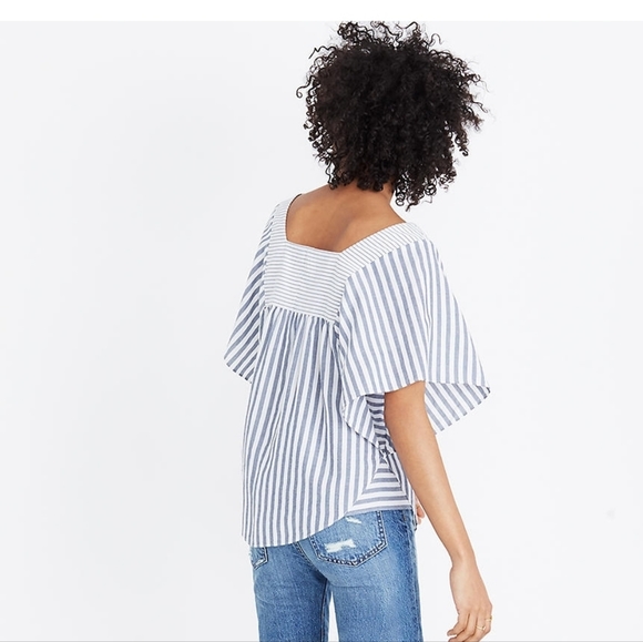 Madewell Butterfly Top in Stripe Play - Picture 10 of 11